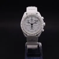 Swatch Chronograph Swatch x Omega Moonswatch Mission to the Moonphase "Snoopy" Full Moon