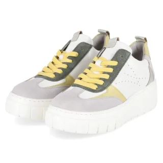 Gabor Plateau Sneaker - Gr. 37 - Beige - Leder