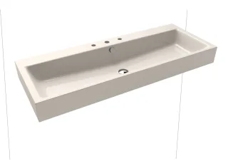 Kaldewei Wandwaschtisch Puro, Modell 3167 mit Überlauf 1200x460, 906806033231 906806033231