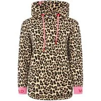 Zwillingsherz Hoodie Hoodie "Classic Leo Leopard AOP" Kängurutasche, mit Kapuze