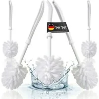 SHD WC-Reinigungsbürste WC Bürste Toilettenbürsten Weiß (5 Stück), (5-tlg)