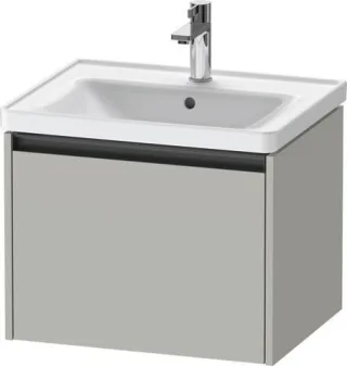 Duravit Ketho.2 Waschtischunterbau wandhängend Betongrau Matt 584x455x440 mm - K25081007070000 K25081007070000