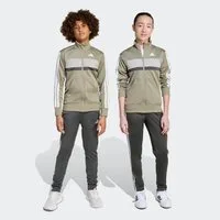 adidas Sportswear Trainingsanzug SEASONAL ESSENTIALS TIBERIO 3-STREIFEN TRICOT KIDS (2-tlg)