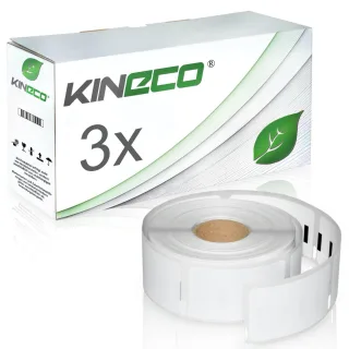 3 Etiketten für Dymo 11355 S0722550 19x51mm
