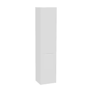 VitrA New Integra Square Hochschrank mit Wäschekorb 40 x 35 x 180 cm (BxTxH) Weiß Matt,80328 80328