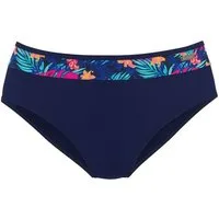 LASCANA Bikini-Hose mit bedruckter Blende am Bund