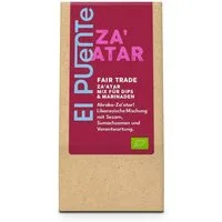 El Puente Gewürz Bio-Za'atar Gewürzmischung, Fair Trade, Vegan, Bio, Glutenfrei, Handmade