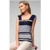 Passioni Tanktop mit breiten Trägern
