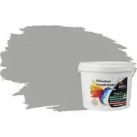 RyFo Colors Fassadenfarbe Silikonharz Fassadenfarbe Grautöne, 1 L ca. 6 m², Wasserabweisend, diffusionsfähig, schützt vor Schmutz, UV-beständig