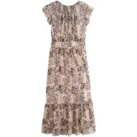 Next Jerseykleid Gestufes Maxikleid mit Spitze, besondere Anlässe (1-tlg)