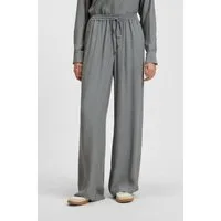 BOSS ORANGE Stoffhose Tane Premium Damenmode mit Logo-Jacquard