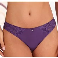 LASCANA Tanga Flora hinten aus leicht transparenter Spitze