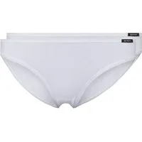Skiny Bikinislip Damen Rio Slip 2er Pack Cotton Advantage (Packung, 2-St) extra flache Nähte