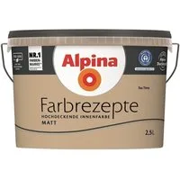 Alpina Wand- und Deckenfarbe Farbrezepte 2,5 Liter Tea Time - Warmes Beige