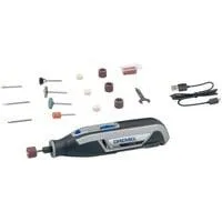 Lite 7760-15, Akku-Multifunktions-Werkzeug 3,6Volt grau, Li-Ion-Akku 2Ah, 15-teiliges Zubehör