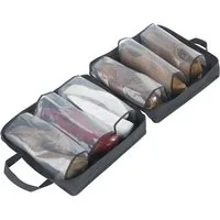WENKO Schuhregal Schuhtasche Schuhbox Schuhe Tasche Aufbewahrungsbox