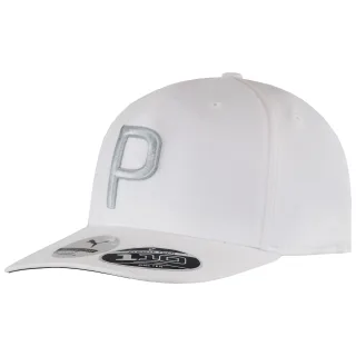 Puma P110 Snapback White Unisex Flex Fit Golf Cap 021448 04