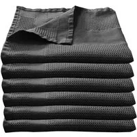 Casa Colori Geschirrtuch Microfaser Geschirrtücher 68 x 42 cm Polyester in 4 versch. Farben, (6er Set)