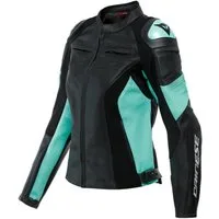 Dainese Motorradjacke Racing 4 Damen Motorrad Lederjacke Atmungsaktiv protektoren reflektierende robust