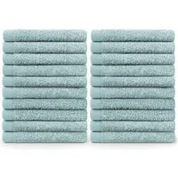 Blumtal Gästehandtücher 30x30cm - weich und saugstark, Frottee (24-St), 12er und 24er Set, 100% Baumwolle