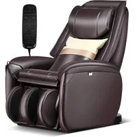 COSTWAY Massagesessel mit Wärme-&Liegefunktion, Ganzkörper, Zero Gravity