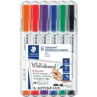 STAEDTLER Whiteboard Marker Staedtler Lumocolor 341 WP6 Whiteboardmarker Sortiert (Farbauswahl nic