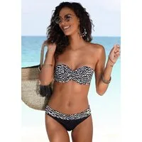 LASCANA Bikini-Hose Clara mit bedrucktem Umschlagbund