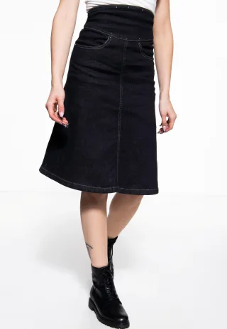 Queen Kerosin Damen A-Linien Rock