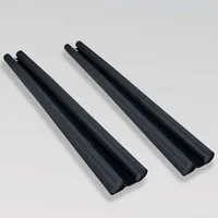 laro Zugluftstopper Zugluftstopper für Türen -Luftzugstopper Schwarz, 2-tlg.