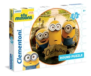 Clementoni 21404.4 - 212 T Rund Minions Klassische Puzzle