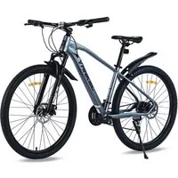 Vankel Mountainbike 29 Zoll MTB mit Aluminiumrahmen, geeignet für 165 cm-195 cm, 21 Gang, Hochwertige Alu-Rahmen, Fahrrad mit MTB Reifen und Sattel