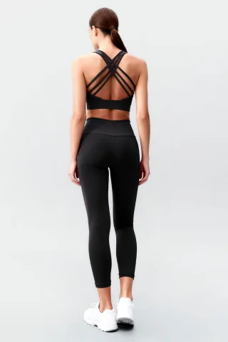 Ärmelloses Sportset mit Leggings