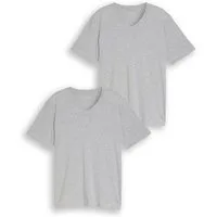TOM TAILOR T-Shirt (Packung, 2-tlg) mit V-Ausschnitt, Doppelpack