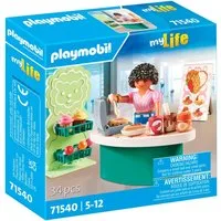 Playmobil® Süßigkeitenstand (71540), My Life Konstruktions-Spielset, (34 St), Made in Europe