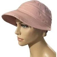 Taschen4life Sonnenhut Visor Cap 2in1 Sonnencap Basecap & Sonnenschutz in Einem, unisex, aus Leinen