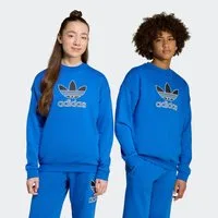 adidas Originals Sweatshirt TREFOIL KIDS sportlicher Stil, lockerer Schnitt, aus Baumwollmischung