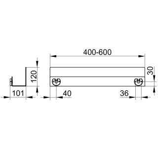 Keuco Duschablage 24953 auf Maß, 24953510100 24953510100