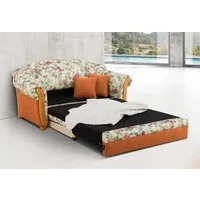 Home affaire 2-Sitzer Milano, Schlafsofa im Landhaus-Stil, bequem, Liegefläche 188/124cm, mit Bettfunktion