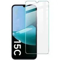 Wigento Displayschutzglas 1x für Xiaomi Redmi 15C 5G / 4G Bildschirmschutz 9H HD Hartglas für Xiaomi Redmi 15C 5G / 4G, 0,26mm 9H 2.5D Hart Glas Folie, hoher Schutz