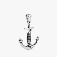 Paletti Ankeranhänger Anker Anhänger Edelstahl silberfarben – Halsketten Schmuck maritim, Anlass Geburtstag Weihnachten