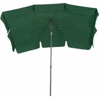 BURI Sonnenschirm Sonnenschirm Gartenschirm Balkonschirm 210x140 cm Rechteckig knickbar