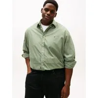 Tommy Hilfiger Big & Tall Langarmhemd BT - CORE HAIRLINE POPLIN Große Größen, regular fit, Button-down-Kragen