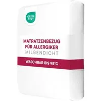 Matratzenschutzbezug Wasser- und Milbendicht Clinotest, allergikerfreundlicher Matratzenbezug mit 2-seitigem Reißverschluss