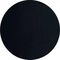 ASA SELECTION Platzset Asa Tischset Lederoptik Rund Schwarz (38cm)