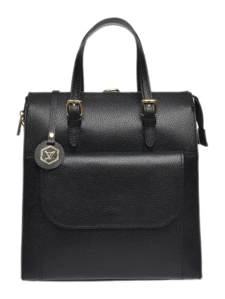 Luisa Vannini Schwarz Rindsledertasche