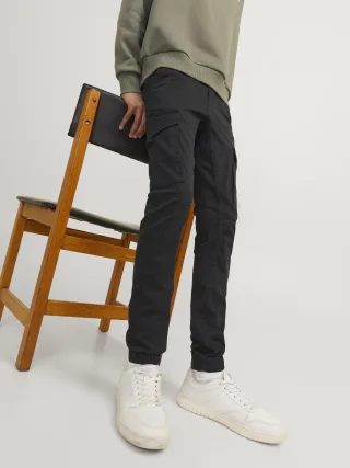 JACK&JONES - JPSTPAUL JJFLAKE AKM 542 NOOS JNR Black - Gr. - 140