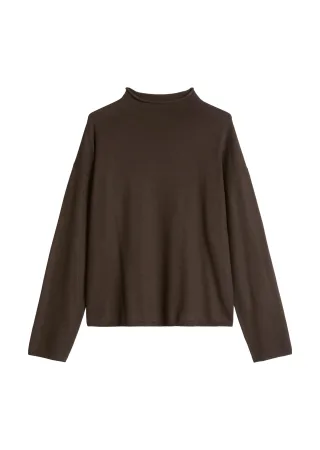 Marc OPolo Casual - Feinstrick-Pullover oversized Burnt Coffee - Gr. - XS