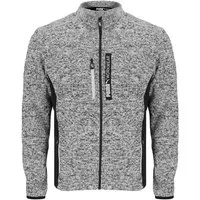 PUMA Workwear Fleecejacke Strickfleecejacke mit Stehkragen, verlängertes Rückenteil