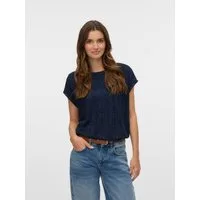 Vero Moda T-Shirt VMMAYA AVA SS TOP JRS VO Materialmix, regular fit