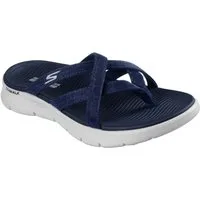 Skechers GO WALK FLEX SANDAL-SSSELENA Zehentrenner Sommerschuh, Strandschuh, Sandale, Badeschuh mit Komfortfußbett